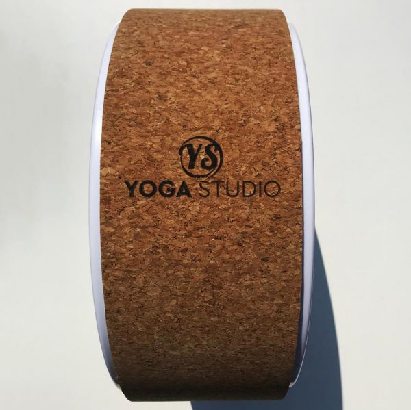 Cork yoga wheel